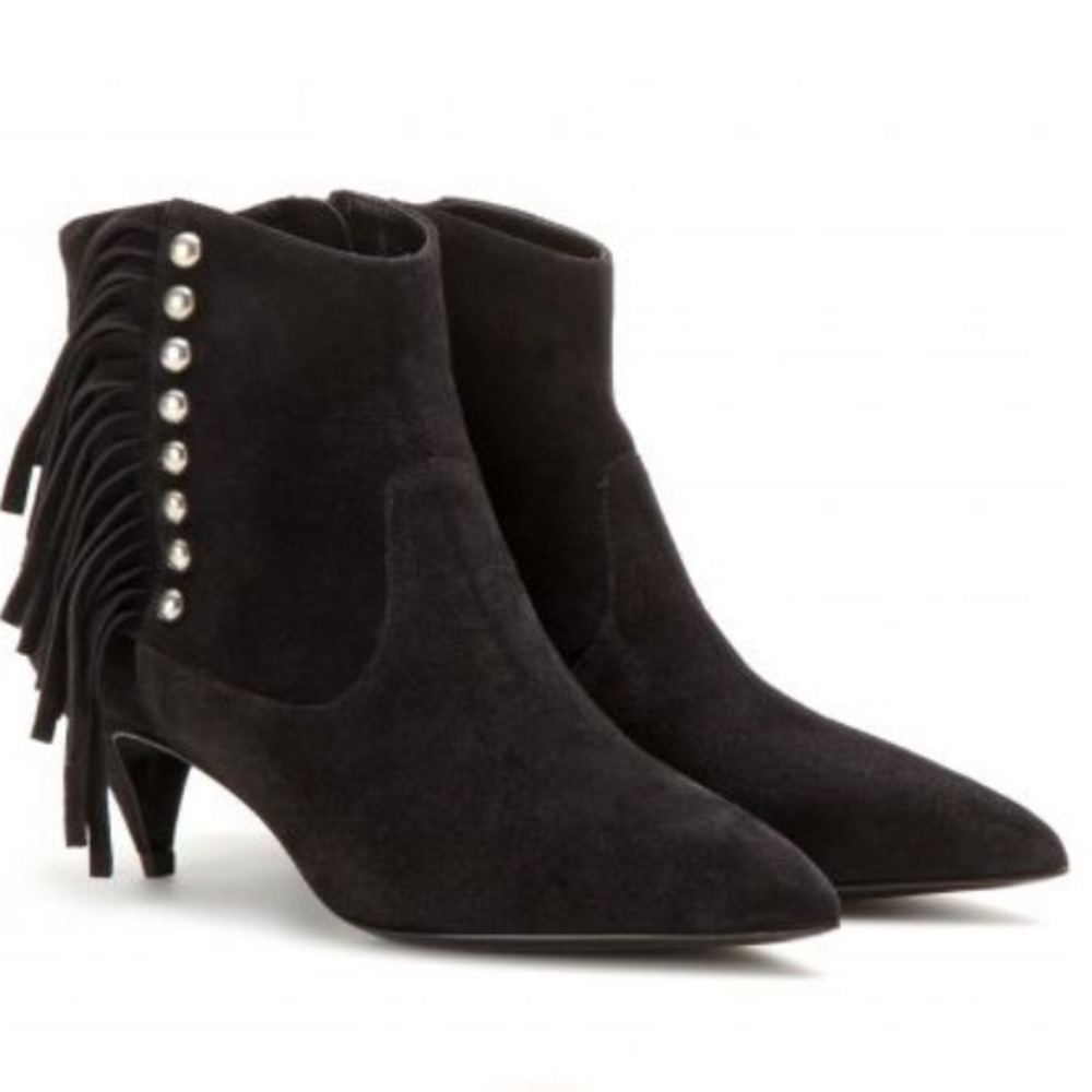 Saint Laurent Suede Booties